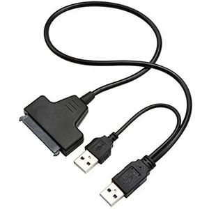 En-labs USB 2.0 tot 2,5 Sata converter adapter kabel Compatible With SSD/HDD, Sata naar USB 2.0 480 Mbps w/Reserved USB Stroom