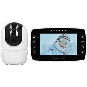 Video Babyfoon Draadloze Nachtzicht Babyfoon Indoor Lange Afstand Slaapliedje (EU-stekker)