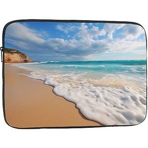 Water Rush to Tropical Beach Laptop Case Laptop Sleeve Laptop Tas Shockproof Beschermende Notebook Case Laptop Cover 10 inch