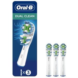 Oral-B Dubbele Schone Elektrische Tandenborstel Vervanging Borstel Heads Refill, 3 Count