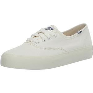 Keds Dames Champion Gn Sneaker, wit canvas, 10 UK, Wit Canvas, 43 EU