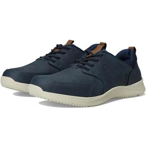 Nunn Bush Heren Conway Moccasin Toe Casual Lace Up Lichtgewicht Atletische Stijl Oxford, Donkerblauw, 44.5 EU Breed