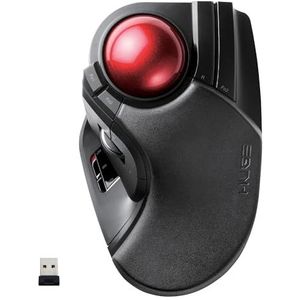 ELECOM - Trackball - Zwart - Kunststof - 8 Knoppen