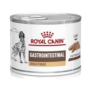 Royal Canin Veterinary Gastro-intestinal High Fibre Mousse, 12 x 200 g, volledig dieetvoer voor volwassen honden, ter ondersteuning van een gezonde spijsvertering, met voedingsvezels