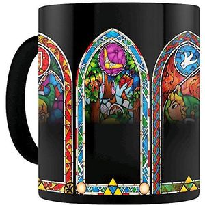 The Legend Of Zelda Links Heat Change Mug | Gevoelig voor warme dranken | Kleur en ontwerp verandert wanneer heet | Magische kleur veranderende koffie thee kopje