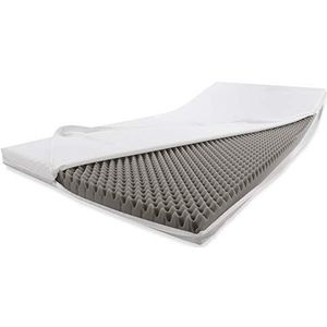 Dibapur® OTTO: koudschuimmatras rolmatras matrasverhoging topper matrasversterking massage (70 x 190 cm)