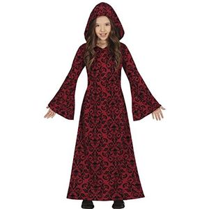 FIESTAS GUIRCA Mystic Roodkapje heksenkostuum rode tovenares cosplay tovenares Halloween kinderkostuum voor meisjes van 5-6 jaar