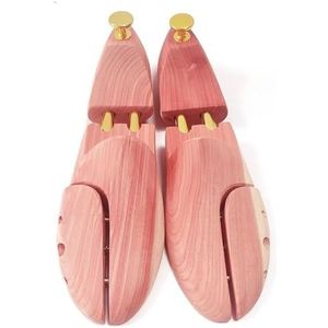 TYNXK Schoenvormer Schoenboom Twin Tube Rood Ceder Hout Verstelbare Schoen Shaper Heren Schoen Boom Grote Maat Schoen Brancard, EU 45 46, Eén maat