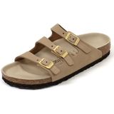 Birkenstock - Florida - Muiltjes - Beige - Nubuck
