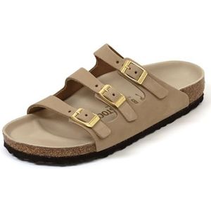 Birkenstock - Florida - Muiltjes - Beige - Nubuck
