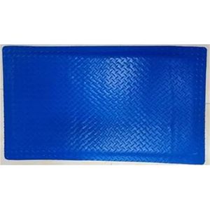 Een staande tafelmat met zachte werkplaatsen, Antivermoeidheidsmat for staande bureau Antislip keukenmatten for staan, keukenmatten, keukendeuringangen for werkstations(Blue1,60x180cm/24x71in)