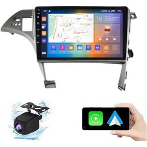Android 13.0 2 Din Autoradio 9"" Touchscreen Auto Stereo Voor Toyota Prius 3 XW30 2009-2015 Met Draadloze Carplay Android Auto GPS Navigatie AHD Omgekeerd Beeld Stuurwielbediening(A,P1(1G+16G))