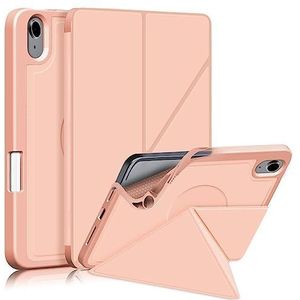 Tabletbehuizing For iPad Mini 6/2021 Tablet Case,Slim Stand PC Hard Back Shell Protective Smart Cover Case,Multi-Viewing Angles Folio Case Cover Auto Sleep/Wake (Color : Pembe)