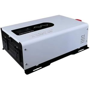 Omvormer Zuivere Sinusomvormer 7000W 2600W Zonne-omvormer Draagbare Powerbank DC 24V 48V 60V 72V 96V Naar AC 220-240V 50HZ Stopcontact(48V,2600W 2.6KW)
