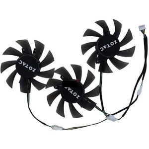 3 stuks/set GA82S2H DIY GPU-ventilator grafische kaartkoeling voor ZOTAC RTX 3060 12GD voor GE PRO 2060 6G 3060Ti 8G GTX 1660 SUPER