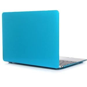 Tabletzakken hoesje Transparante laptophoes compatibel met MacBook 12 inch A1534, klik op slanke harde hoes, volledige beschermhoes Tablet Pc Zaak (Color : Light Blue)
