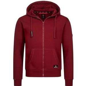 Höhenhorn Woodberg Hoodie voor heren, sweatshirt met capuchon, rood, XL