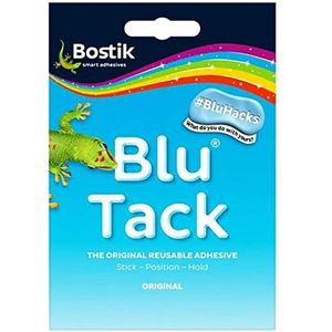 Blu Tack Originele Herbruikbare Zelfklevende Bostick Blauw Tac Pack Thuiskantoor Gebruik Nieuwe