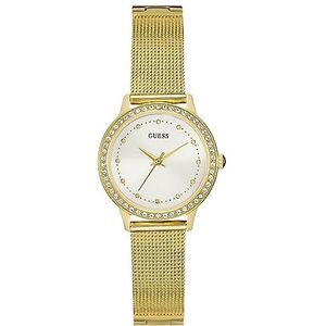 Guess dames horloge Chelsea, goud, Armband