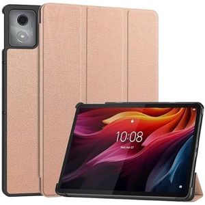 Opvouwbare standaard Smart Tablet Cover Geschikt for Lenovo Tab K11 Plus / M11 Plus 11.45inch 2024 Tablethoes met automatische slaap-/waakfunctie(Rose Gold,Tab K11 Plus 2024)