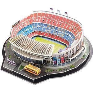 3D-puzzel DIY-bouwspeelgoedmodel 3D-puzzel Voetbalfans Memorial Gift, 3D-puzzel Nou Camp Stadion, Barcelona FC Voetbalstadion replica DIY-model, Voetbalfans thuis Bouwdecoraties