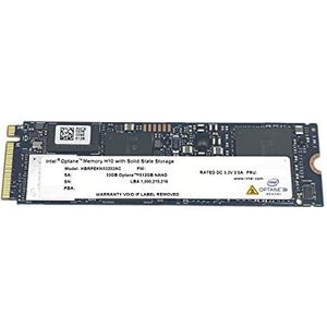Intel Optane Geheugen H10 32 GB met SSD Solid State Opslag 512 GB HBRPEKNX0202A M.2 2280 NVMe PCIe Gen3 x4