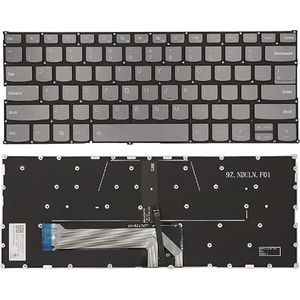 Laptoptoetsenbord voor Lenovo voor Yoga C740-14 C740-14IML voor ideaPad Flex-14IML Flex-14API Flex-14IWL voor verlicht grijs US-indeling