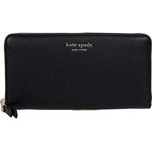 Kate Spade New York Roulette Zip Around Continental Wallet Black One Size