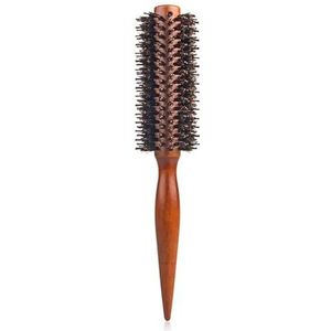 Anti-statische haren haar ronde borstel kapper styling tools plagen borstel voor haar krullend kam haarborstel (maat: L)