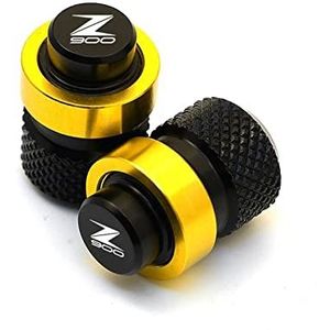 Snap Bandventielen Motorfiets Bandventiel Air Port Stem Cover Cap Plug Voor KAWASAKI Z900 Z900RS Z1000 Z1000R Z1000SX Universele 2022 Band Cap (Kleur : GOUD)