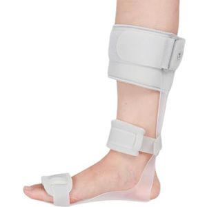 Orthese voor voetdaling ， Voetdrop-orthese Verstelbare enkelorthese Ondersteuning Voetdrop-brace Spalk Enkel-voetorthese for spierzwakte(Left,L)