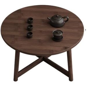 WANGWANGDUI Outdoor Vouwtafels En Stoelen Erker Salontafel Tatami Theetafel Chinese Stijl Vensterbank Zitten Bamboe Massief Houten Lage Kang Tafel Tafel En Stoelen (B, M)