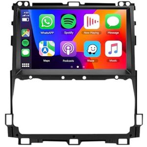 8-Core 5G-WiFi [4G 64G] Android 14 Autoradio Navi voor T-oyota Prado (2002-2009) 9 ""Scherm 2 Din Radio met Draadloze Carplay Android Auto GPS Navigatie FM RDS Bluetooth SWC DSP MIC Camera,M500s