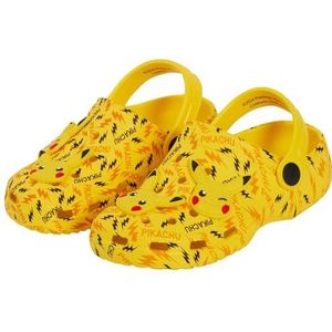 Pokemon Pikachu Klompen Met Charms Kinder Sandalen Jongens Meisjes Zomer Sliders Met Enkelbandje Vakantie Strand Schoenen
