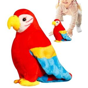 Pluche papegaai speelgoed | Felle kleuren Simulatie Vogel Knuffels | Vogel knuffel, vogel knuffels, pluche knuffels voor jongens meisjes, cadeau voor kinderen en kinderen Bexdug