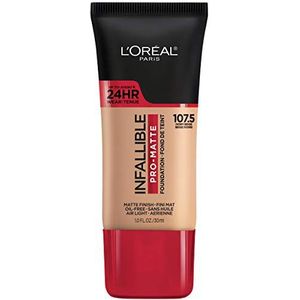 L'Oréal Infallible Pro-Matte Liquid Longwear Foundation (IVORY BEIGE 107.5)