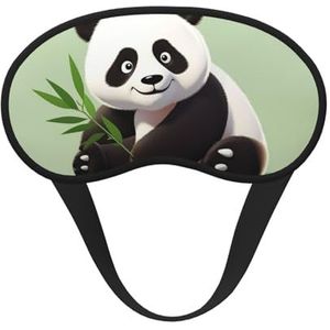 Schattig panda-slaapmasker voor zijslaper, lichtblokkerende nachtmaskers voor slapen oogmasker voor vrouwen mannen oogbedekking zachte comfortabele oogschaduw voor reizen, dutje