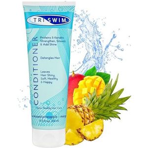 TRISWIM Haarconditioner voor zwemmers | Hydraterende, ontwarrende en regenererende verzorging na het zwemmen (251ml)