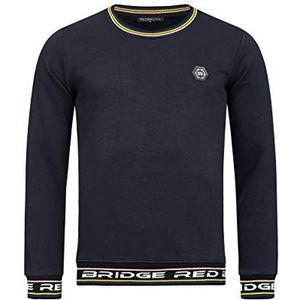 Redbridge Herensweater, pullover, gekleurde strepen, RB, Donkerblauw, M