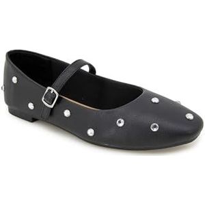 UNIONBAY Catia Mary Jane Flat voor dames, Zwart, 39 EU
