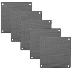 BROLEO 12 x 12 cm 5 stuks PC Computer PVC Fan Cover Fan Protection Cover, Fan Cover, voor PC CPU Koelventilator Speaker Grille voor CPU Heatsink Fan Elektrische Producten