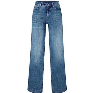 Mac Damesbroek Jeans Wide Authentic Vintage Blue Art.Nr.0358L543990 D438, Vintage Blue Basic Wash (D438), 40W x 32L