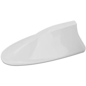 GPRTKULE Universele auto haaienvin antenne autoradio antennes FM/AM-signaal beschermende antenne auto styling auto dak decoratie sticker basis (wit)
