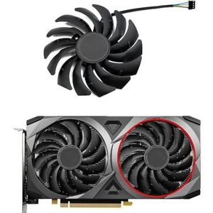 95mm PLD10010S12HH RTX3060 RX6600 6700 XT GPU-koelventilator voor MSI voor RTX 3070 3060 3060Ti voor Ventus 2X OC grafische kaartkoeler(B Fan)