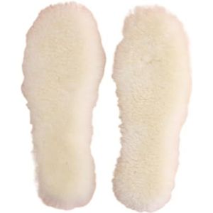 Winter Inlegzolen 1 Paar Natuurlijke Schapenvacht Inlegzolen Winter Wol Inlegzolen Mannen Vrouwen Kinderen Zachte Dikke Warme Kasjmier Sneeuwlaarzen Schoen Pad (EU 45)