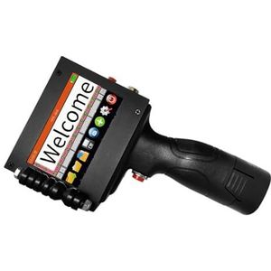Handheld Printer 50 Mm Printhoogte Handheld Inkjet Code Touchscreen Printer Machine Industriële Draagbare Hand Jet Printer Efficiënt Helderheid