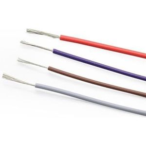 draad, 2 Meter 10 300V UL1007 Lamp Verlichting Elektrische Draad Geïsoleerde Vertinde Koperkabel 30AWG 16AWG(Purple,2 Meters 30AWG)