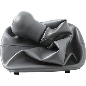 Auto Pookknop Voor Audi A6 C5 A4 B5 A8 D2 1998-2001 Auto Styling Pookknop Lever Shifter Gaiter Boot Cover Kraag Case 5/6 Speed Pookknoppen(6 Speed Gray)