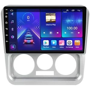 Android 14 2 Din Autoradio voor Geely CK 2008-2016 - Steun Carplay Android Auto DSP-9"" Touchscreen Auto Stereo Met Stuurwielbediening WIFI 4G Bluetooth Split-Screen(P4 4G+WIFI 8Core 4G+64G)