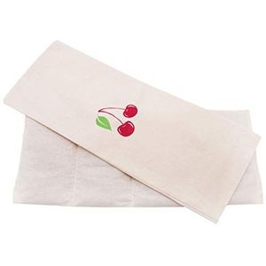 ZOLLNER24 kersenpitkussen ca. 20x53 cm, afneembare katoenen hoes